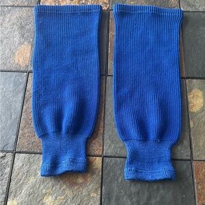 Kids Blue Soccer Stirrup Socks - Unbranded